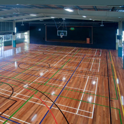 basketball court in schools project in brisbane